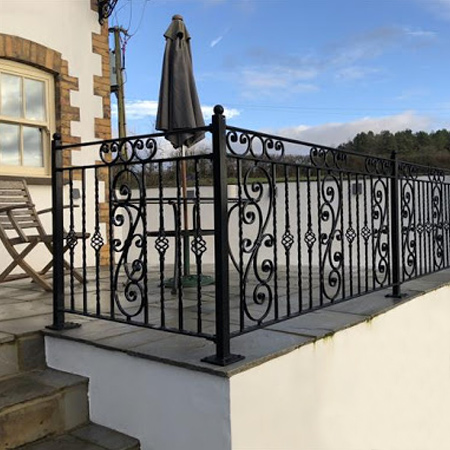 garde corps terrasse en fer forgé