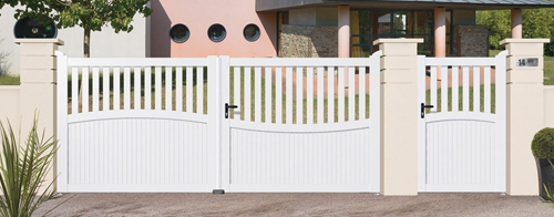 portail en pvc